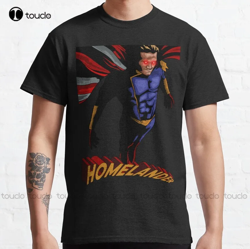 The Homelander - Homelander The Homelander Antony Starr The Boys Classic T-Shirt Hiking Shirts Women Digital Printing Tee Shirts