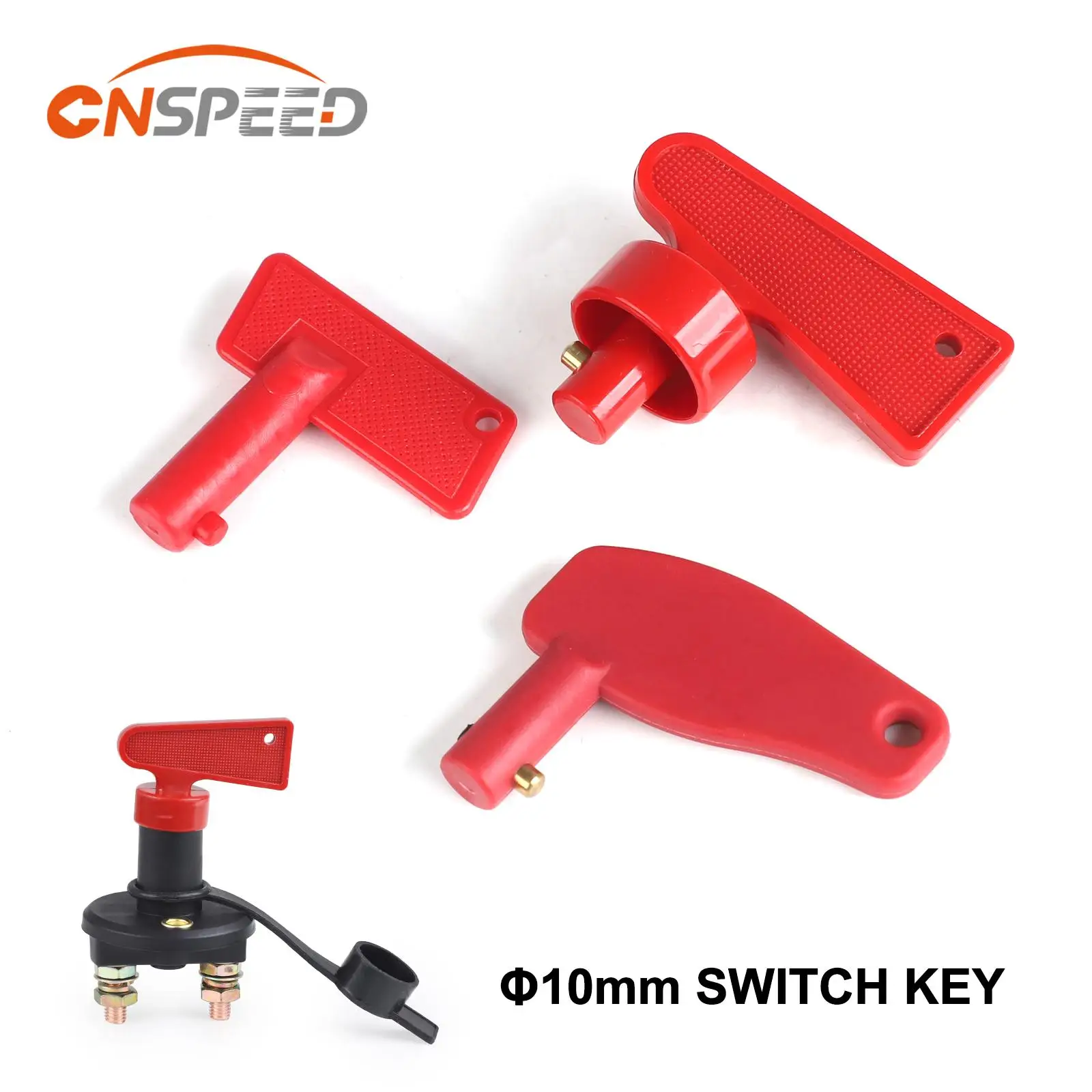 

1Pcs Red Plastic Keys Spare Key For Battery Disconnect Isolator Switch Power Kill Cut Off Switch Car Van Boats Switch Spare Keys