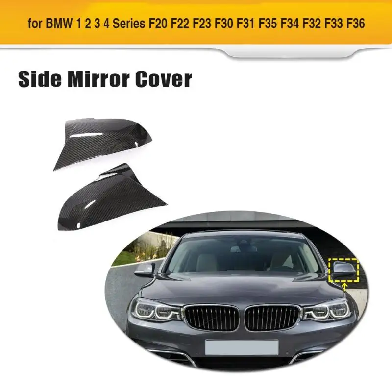 

For 2012 - 2018 BMW 1 2 3 4 Series F20 F22 F23 F30 F31 F35 F34 F32 F33 F36 Dry Carbon Fiber Side Mirror Cover Rearview