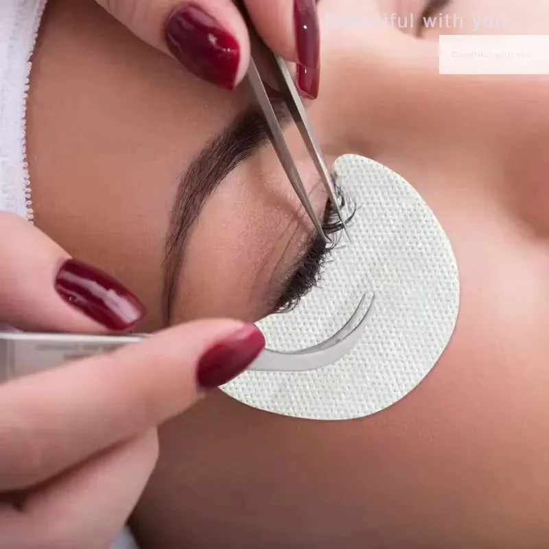 New40/50 個使い捨て綿まつげパッチステッカーつけまつげ除去用アイパッドパッチまつげエクステンションパッド女性メイク