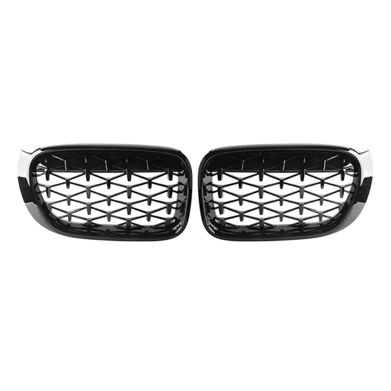 

Car Front Kidney Grill Front Hood Grille Mesh Grille 51117338571 51117338572 Forbmw X3 F25 X4 F26 2014-2017 ,A-A14Z