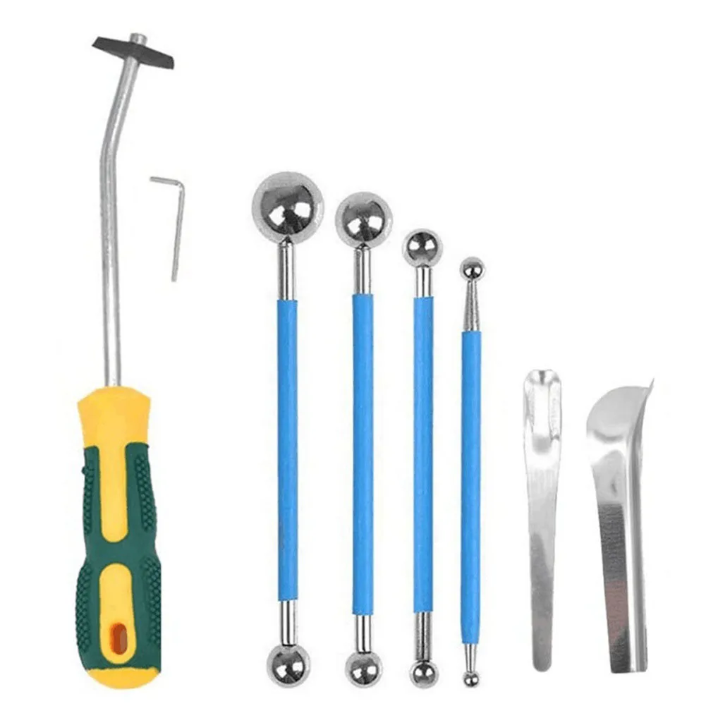 8PCS Filling Caulking Kit Grout Removal Tool Tile Floor Seam Repair Tool Grout Removal Tool For Wall Seam Cement Cleaning Tool