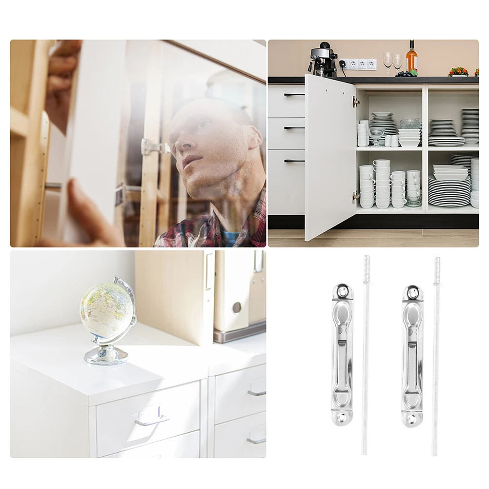 

1Set Durable Stainless Steel Door Latch Bolt Reliable Safety Sliding Barrel Bolt for Home Protection Stainless Steel Door Latch