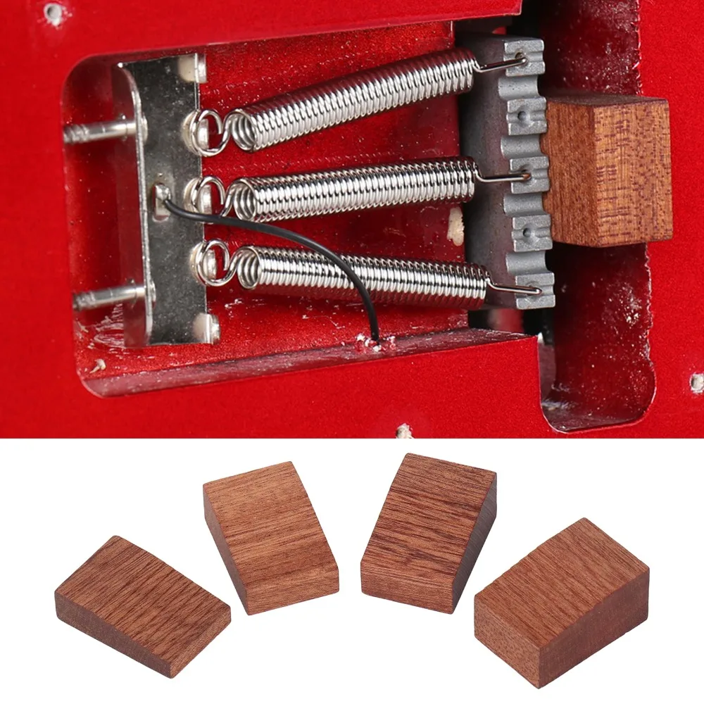 4 Sizes Floyd Rose Floating Tremolo Set Up Blocks Mahogany Mahogany Color Floating Tremolo Stopper Tremolo Trem Wedge