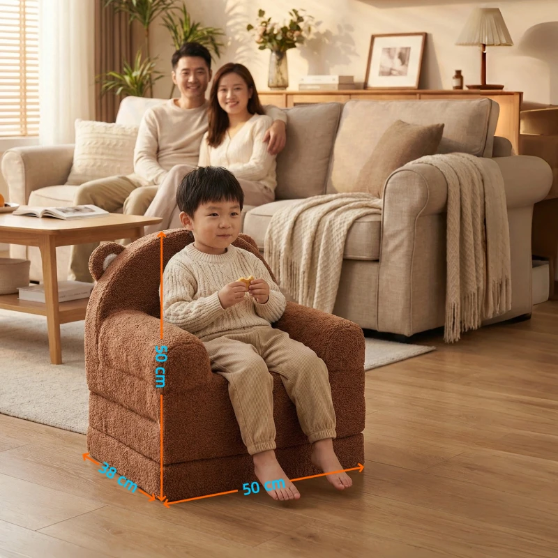 Sofa removable and washable folding parent-child reading corner, backrest learn to sit on a stool