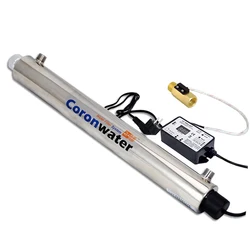 Coronwater Water Filter 6 gpm UV Disinfection with Flow Switch Water Sterilizer