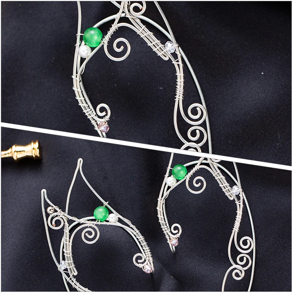 Vintage Earrings Cuffs Fairy Non Piercing Elf Adult Women Earhook Jewelry Pierced