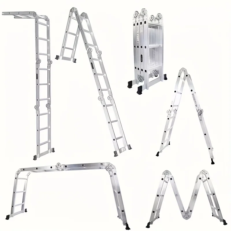 1pcHeavy-Duty Folding Ladder Hinges - 3 Adjustable Angles (35°/105°/180°) -Replacement Parts for Craftsmen & DIY Ladder Building