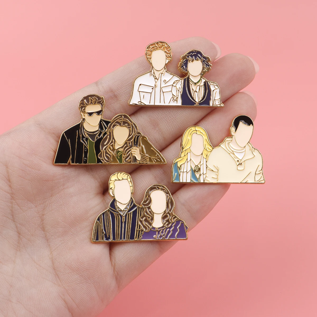 Twilight Enamel Pin, Colorful Fish Brooch Gift for Fans