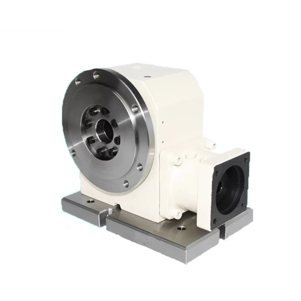 CNC Dividing Head 4th Fourth Rotary Axis For Metal Roller Cam Reducer 15:1 Bench Drills With 3 Jaws 130mm Chuck