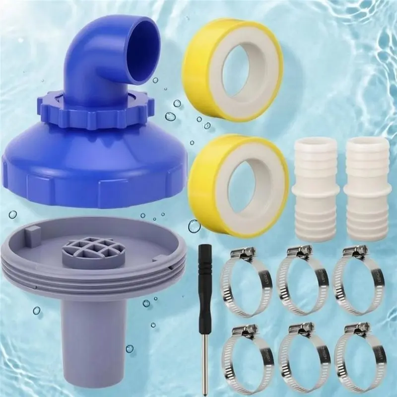 FSTE-1Set Swimming Pool Inlet Nozzle Pool Accessories Swimming Pool Inlet Nozzle Kit Pool Inlet Nozzle Kit Swimming Pool Inlet N