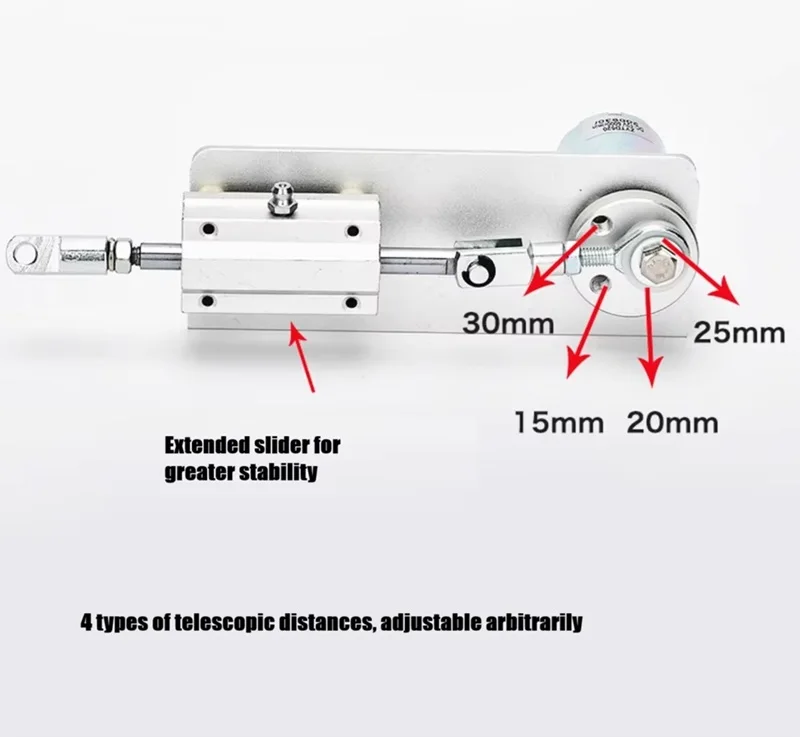 DIY reciprocating motor 12v lifting push rod Pull in machine Automatic linear reciprocating push-pull