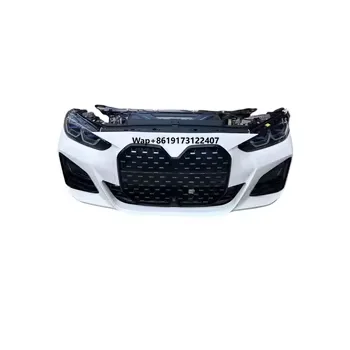 

For 4 Series G22 G26 I4 Body Kit Front Bumper Assembly Grille Net Front Cover Lamp Hood Fender Door Towing Hitch Included
