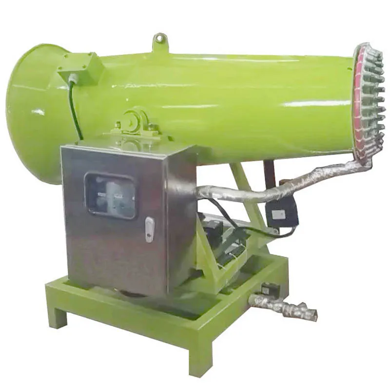 30M Smart Spray Fog Water Meshing Fire Cannon Industrial Humidifier Thermal Fogging Machine for Stone Yard
