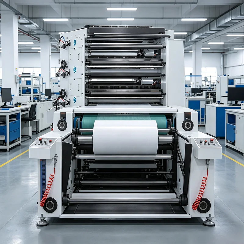 Servo Control Flexographic Printer Stable Running Machine for Food Packaging Film
