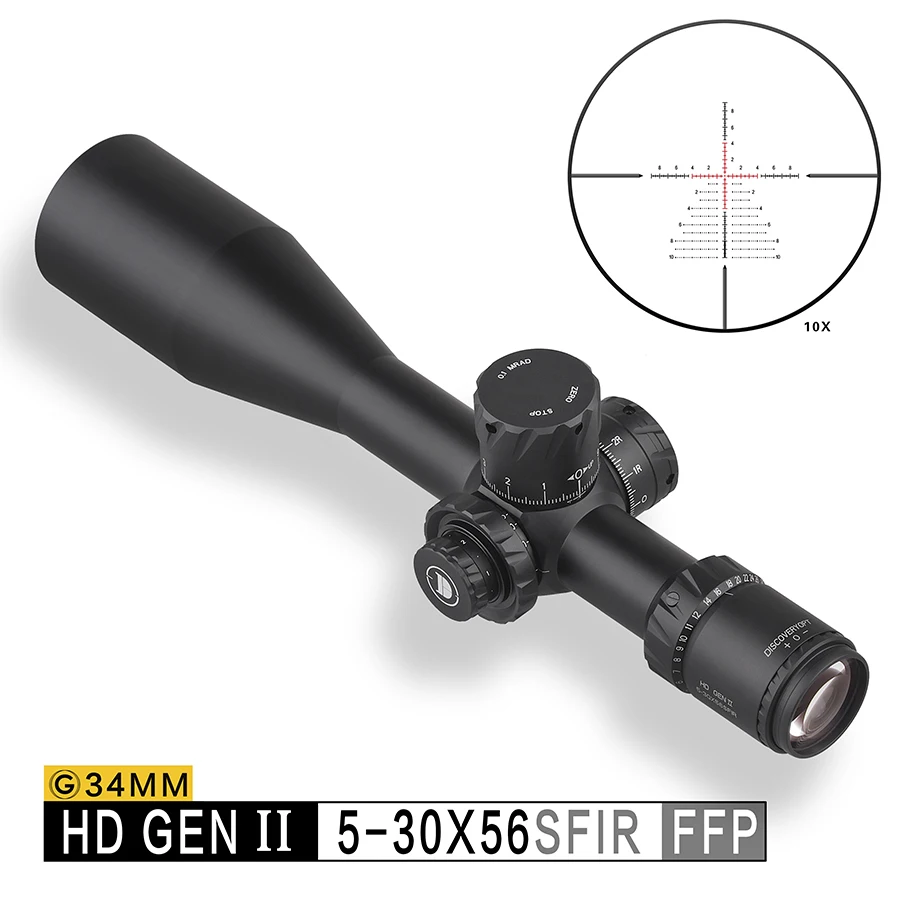 New Discovery HD GEN-II 5-30X56SFIR FFP Rifle Scope Long Range 34Mm Riflescope Sight