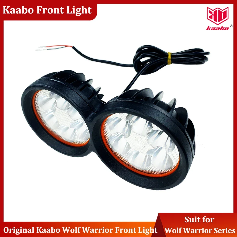 Original Kaabo  Warrior Series Front Light Headlight Part for Kaabo Wolf Warrior X Wolf Warrior11 Wolf King+ E-scooter