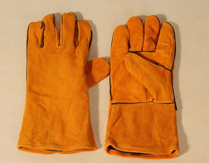 

3 pas of beekeeping gloves, double-layer high-temperature resistantand heat-insulating welding andwelding laborprotection gloves
