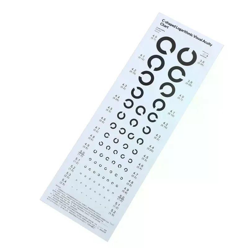 Near Vision Test Cards Vision Chart Decimal Broken C For Eye Exams | Medical/Optical Supplies