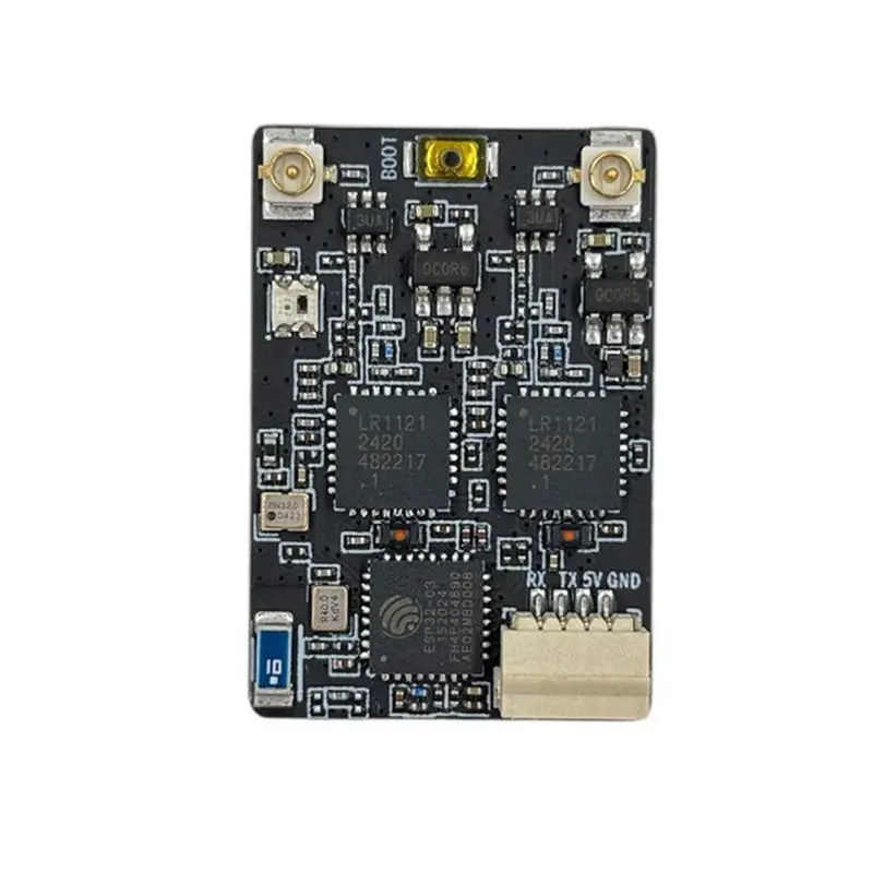 ABXE-433Mhz ELRS RX Receiver, Dual Diversity, 2X100mw Power, C3 TCXO Included For RC FPV Drone Traversal