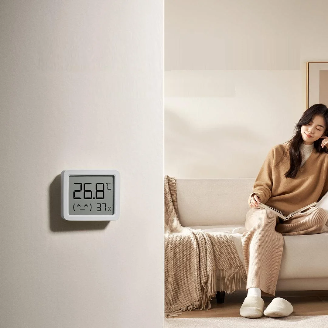 New Xiaomi Mijia Smart temperature humidity sensor 3 Mini Digital Hygrometer Humidity Work Mi Home APP China Region Only