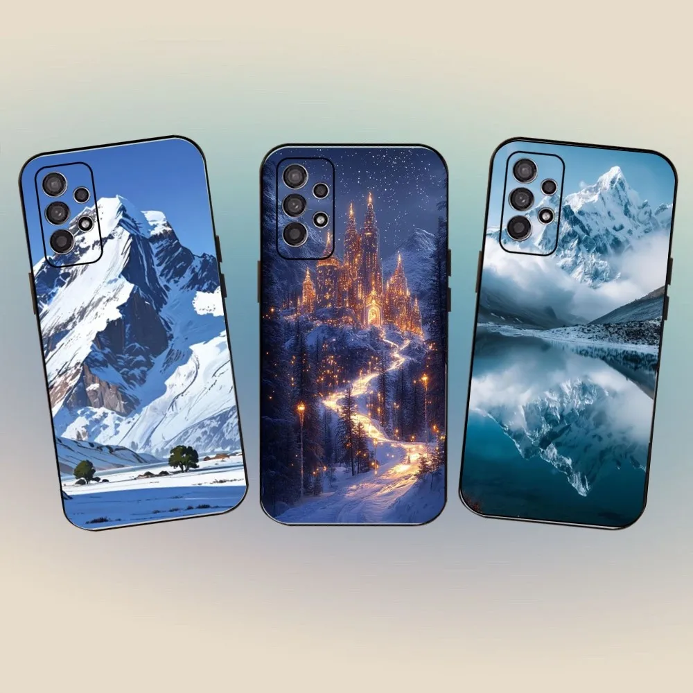 

Cartoon Astronaut Pattern Phone Case For Samsung Galaxy A13,A21s,A22,A31,A32,A52,A53,A71,A80,Soft Black Shell