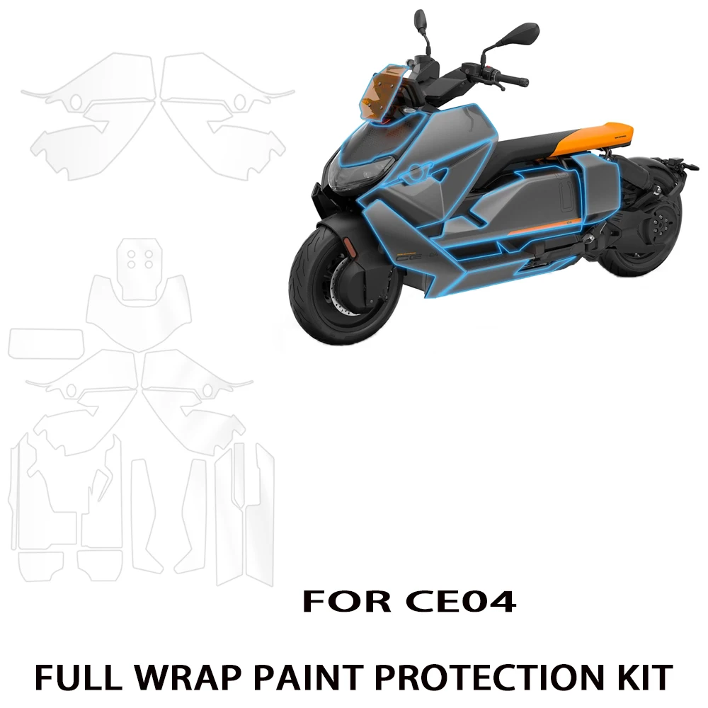 for BMW CE 04 Wrap Paint Protection Kit Protective Film CE04 Parts Accessories Anti -scratch Film Transparent Sticker Full