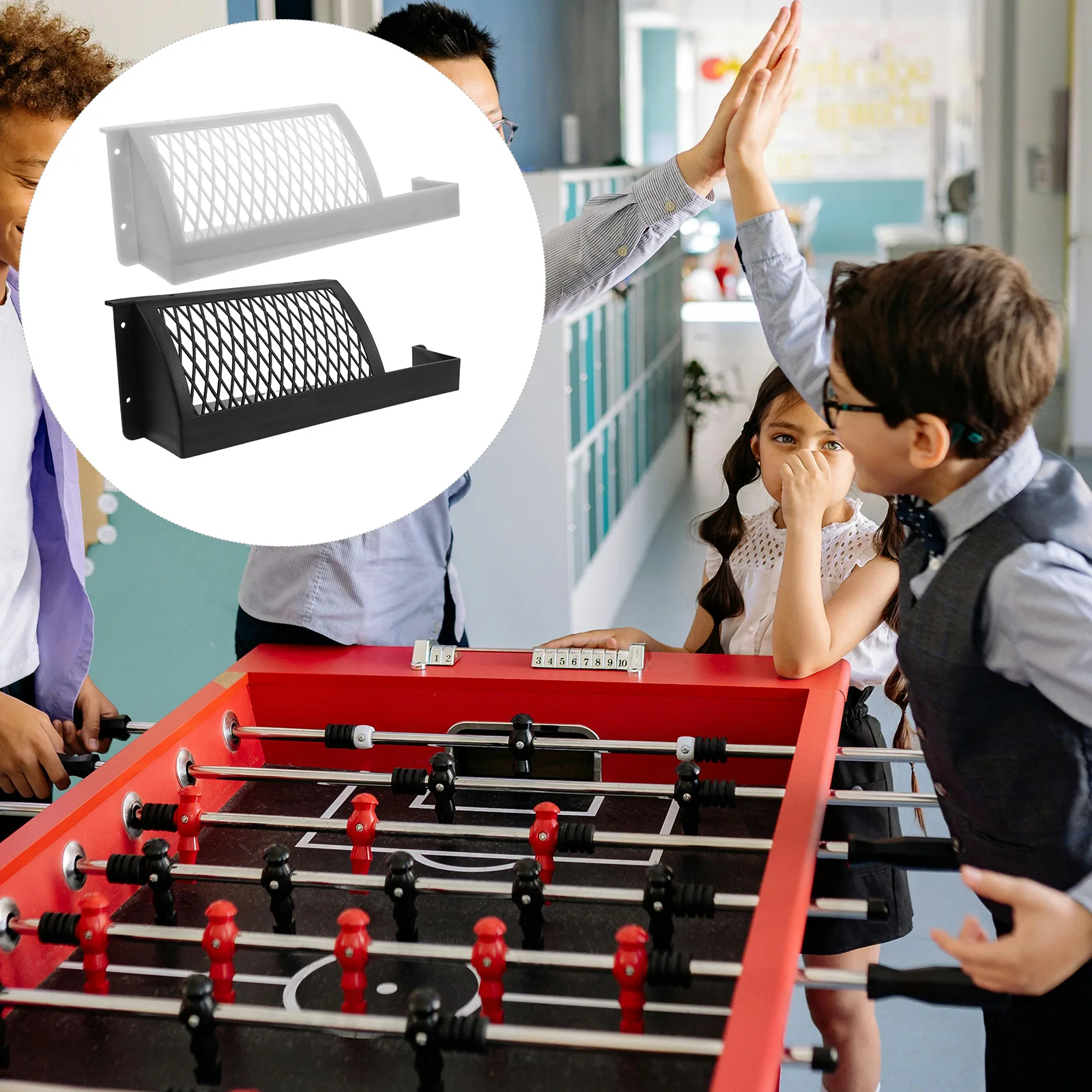 

2Pcs Foosball Game Accessories Heavy-Duty Netting Replacement Parts for Children's Football Table Compact Ball Holder Box Fun