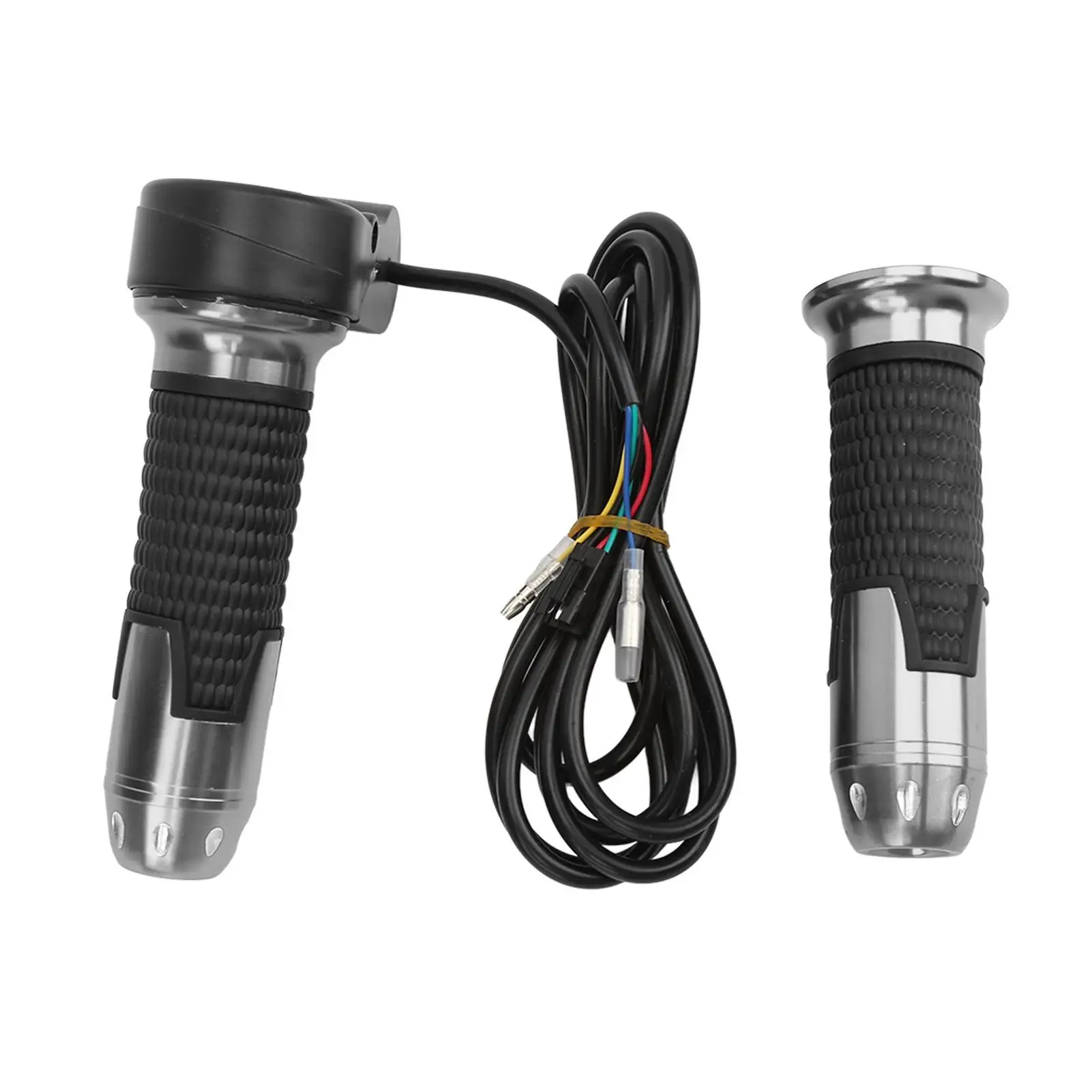 

12V-99V Plastic Twist Throttle Grips w/ Button for electric Scooter