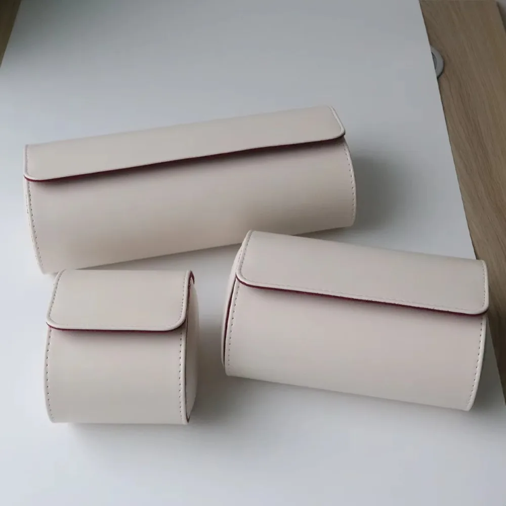 빈티지 가죽 시계 롤 방진 휴대용 시계 보관 상자 1 2 3 슬롯 시계 여행 케이스 크리스마스 선물