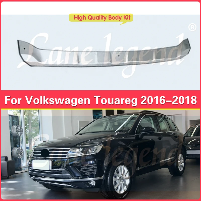 Splitter for VW Volkswagen Touareg 2016 2017 2018 Front Bumper Spoiler Body Kit Accessories Lip Spoiler Diffuser