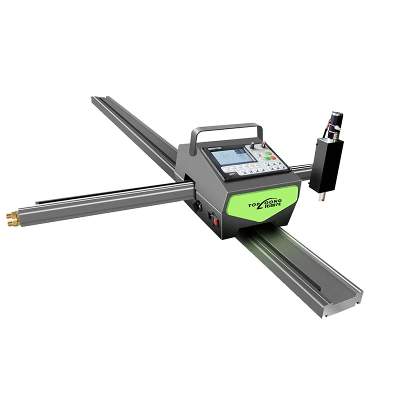 1300*1300 mm effective portable CNC plasma cutting machine dwg dxf file cut automatic torch height control pantograph cross bow