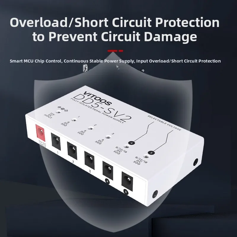 Vitoos Profional Pedal Effect Power Supply AD5 DD5 8 DD0 DD2 pro