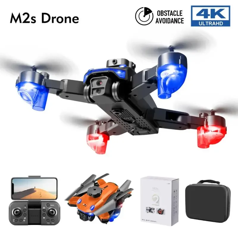 M2S RC Drone 4/6/8K Dual Camera UAV Optical Flow Positioning Aerial Photography Quadcopter Obstacle Avoidance Aircraft Kids Toys