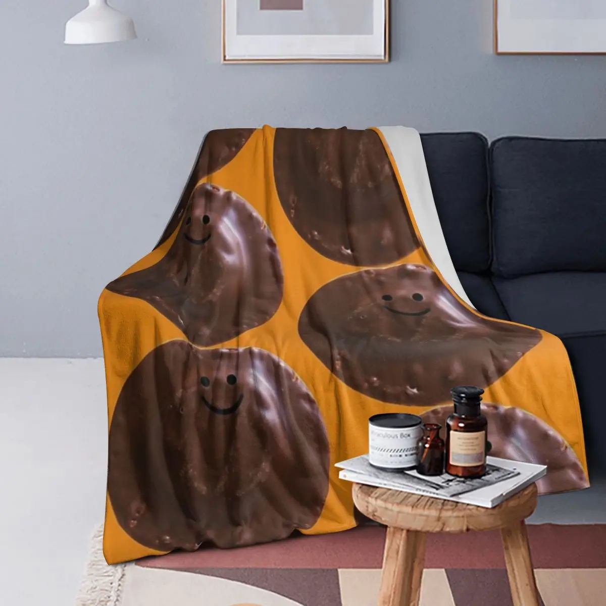 

Gerald The Jaffa Cake (large) Blankets Soft Warm Flannel Throw Blanket Bedding for Bed Living room Picnic Travel Home Sofa