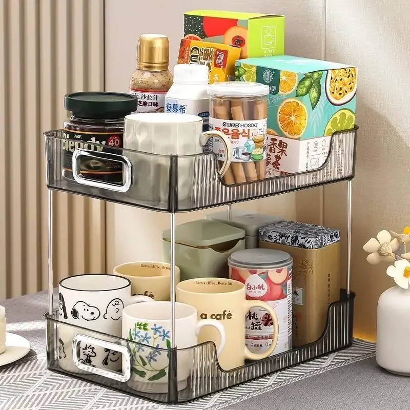 

Luxury Kitchen Storage Rack Spice Rack Seasoning Bottle Storage Shelf Spice Organizer Kitchen Counter Sink Organizer