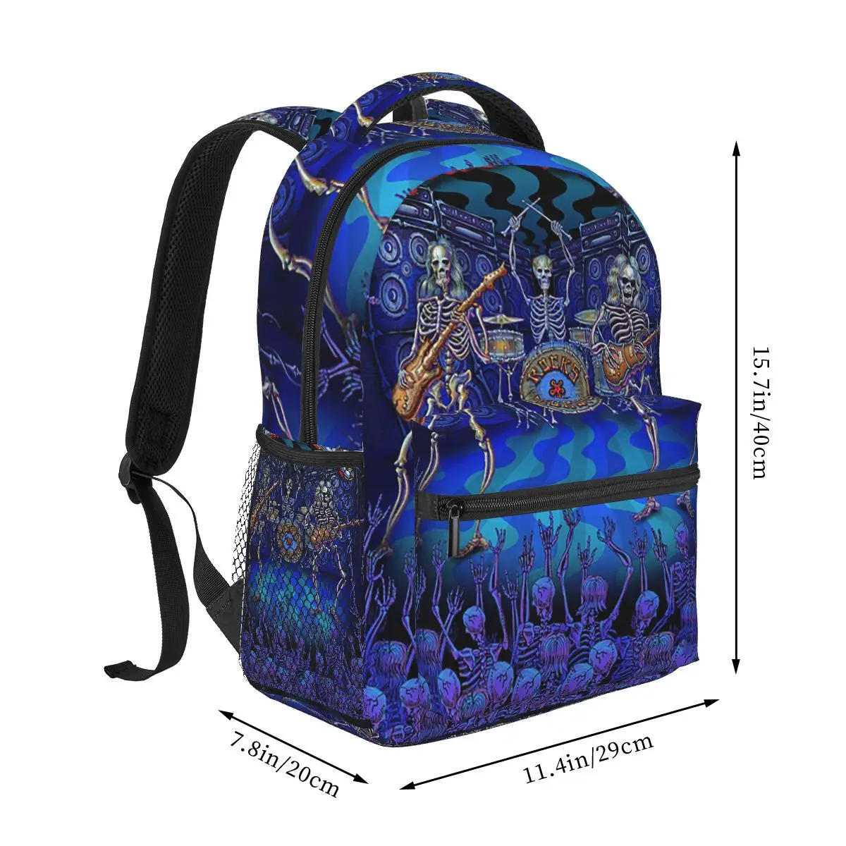 Blue Cheer Triblend Mc5 Pentagram Eric Burdon Kinks Jefferson Backpack Student Boys Girls BookBag School Bag Shoulder Bags