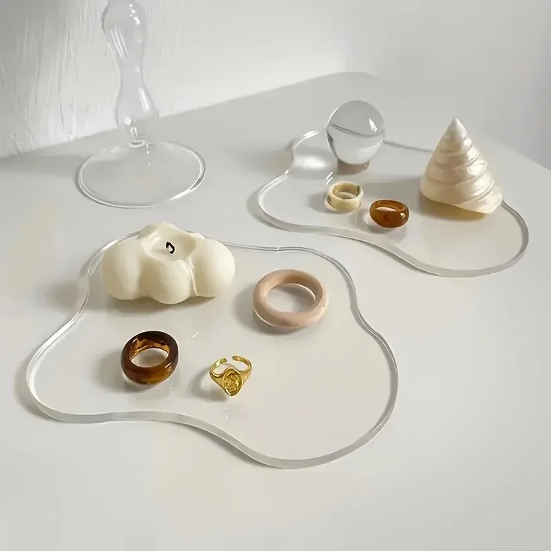 

Transparent Coaster, Instagrammable Props, Jewelry Display Stand, Accessory Heat-Insulating Pad, Table Mat