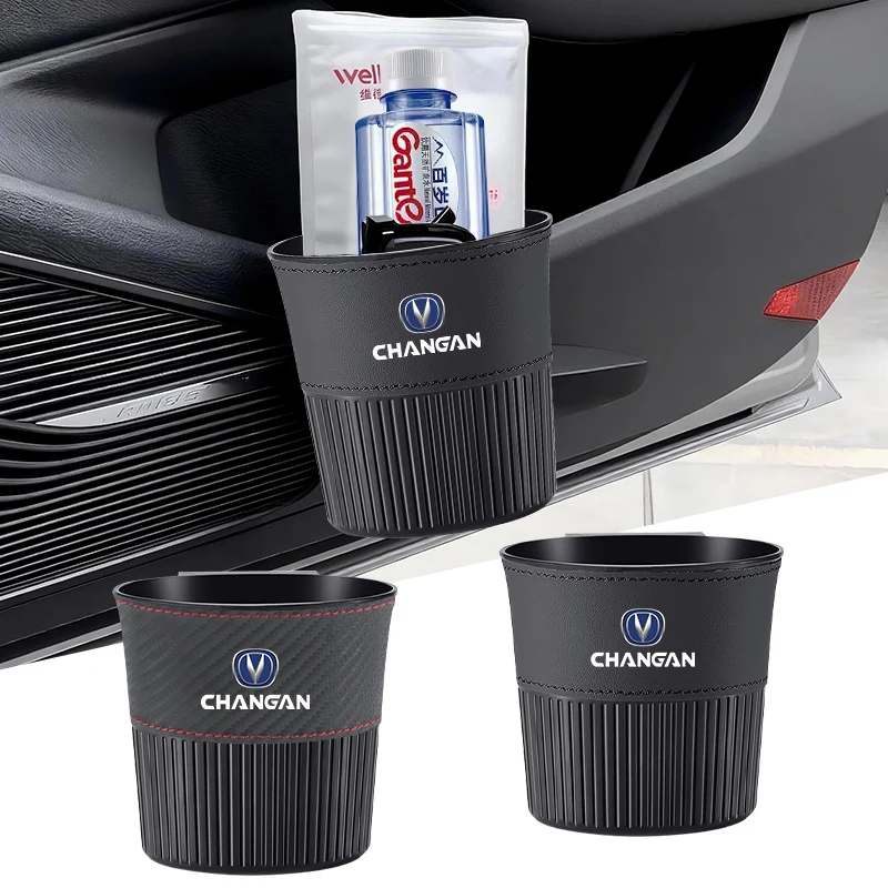 Multi-functional Car Hanging Trash Can Water Cup Holder Interior For Changan CS75 CS35 CS15 CS95 RAETON CX70 CS55 EADO CX20