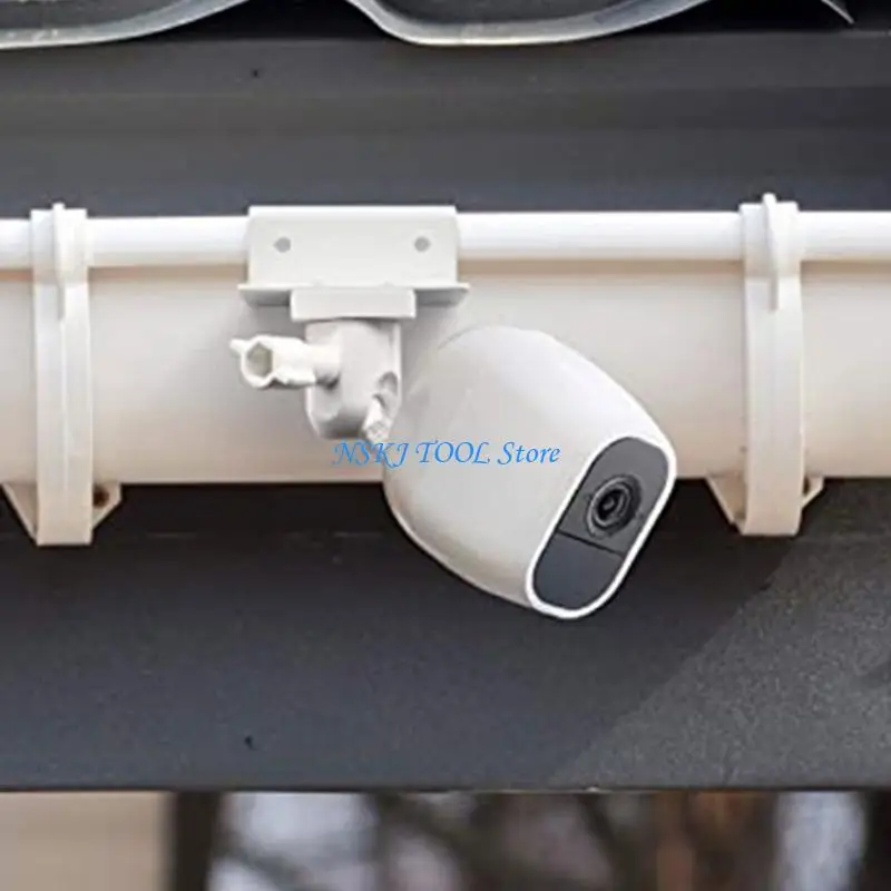 L8RC 2/4pcs Multipurpose Solars Panel Gutter Mounts Wide Field of Viewing Without Drilling Setups Accessory for Home Use