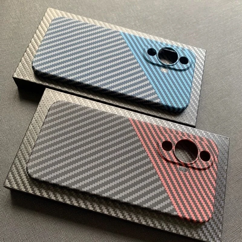 Case For Huawei Nova 11 Case Matte Carbon Fiber Texture Hard PC Cover Slim Ultra Thin Bumper For Nova 11 Pro Funda Phone Shell