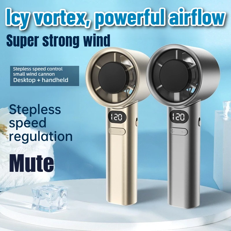 400mAh Handheld Mini Fan USB Rechargeable Powerful Wind Speed Portable Small Fan for Travel Outdoor Activities Summer Heat