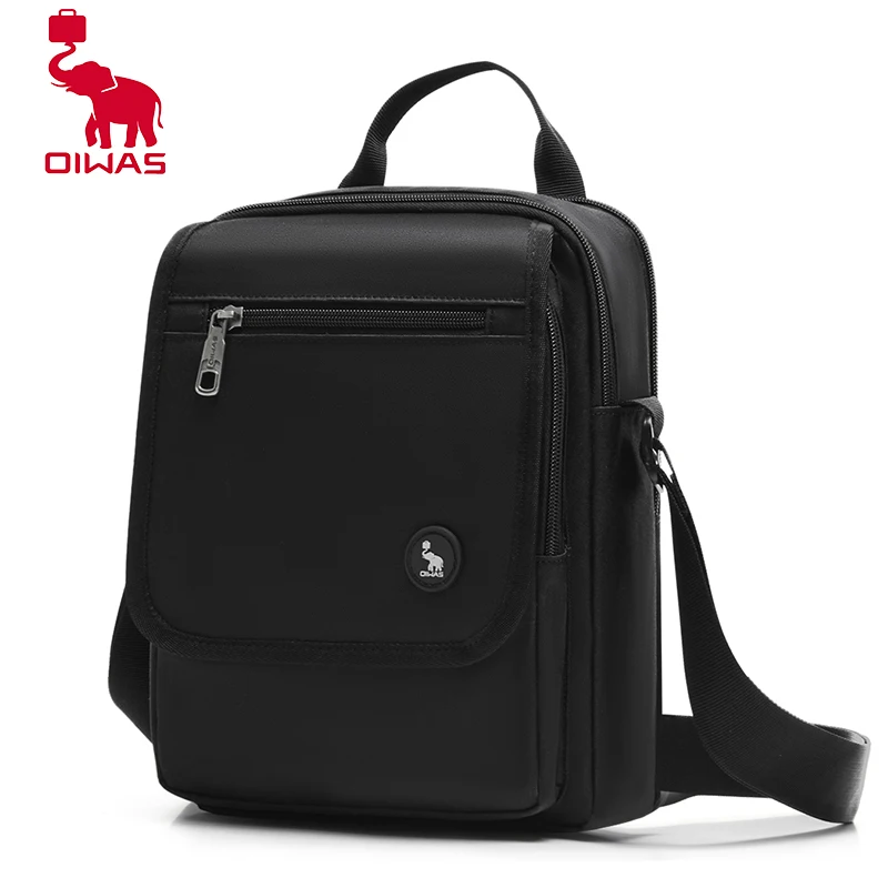 oiwas bolsa de ombro masculina bolsa crossbody masculina de negocios e lazer bolsa portatil de grande capacidade 01