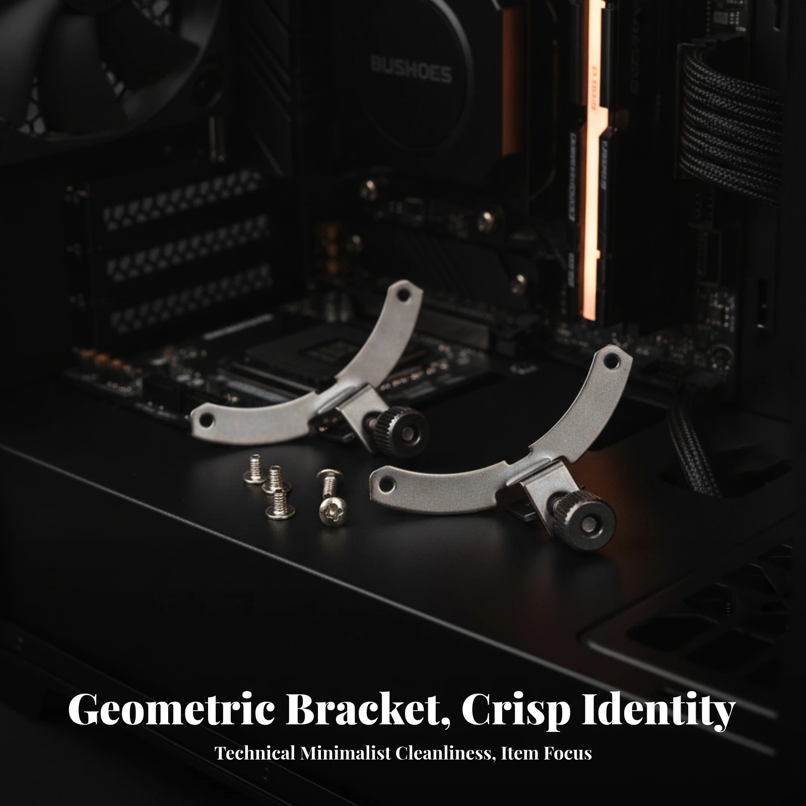 Motherboard Mounting Base Adjustable Hardware for PC Builders, Processor Cooler Installation, Custom Cooling Setups