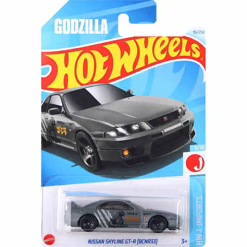 Hot Wheels Cars 2024 NISSAN Series NISSAN SKYLINE GT-R(BCNR33) Diecast Vehicle Model Cars Toys Boys Gift Christmas Gift