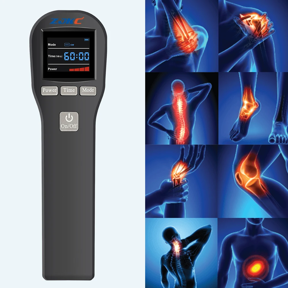 

Home Use 650nm 808nm Cold Laser Therapy Device 880mW 20 Diodes PBM LLLT Pain Relief Tool for Tinnitus Ear Care Lymphatic Drainage Inflammation
