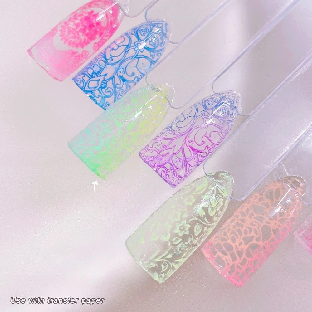 12 farben Fluoreszierende Pat Ombre Gel Nagellack Schnelle Gradienten Malerei Gel Solide UV Lack Farbe Gel für DIY Nail art Maniküre