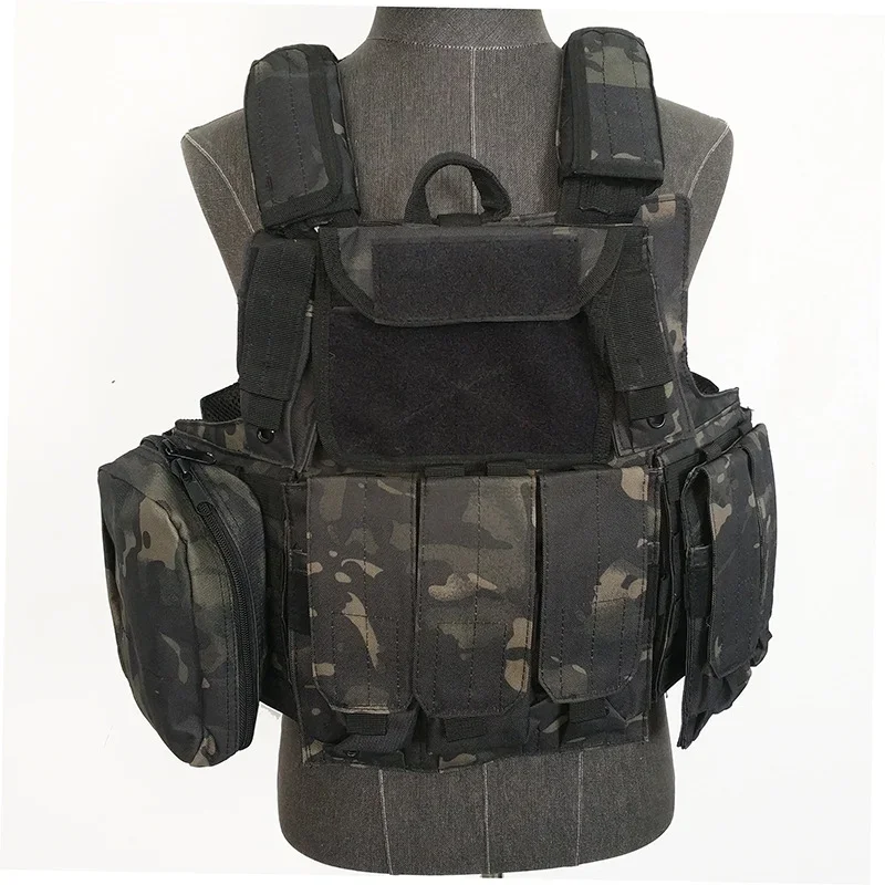 Rosyjska torba kamuflażowa EMR Camo Digital Floral German Flecktarn Special Forces Combat Vest Gear 2.3kg