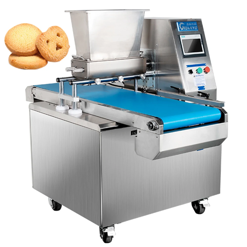 Multi-Shape Small Biscuit Making Machine Commercial Hard Cookie Maker Automatic Sandwich Biscuit Making Equipment for Sale