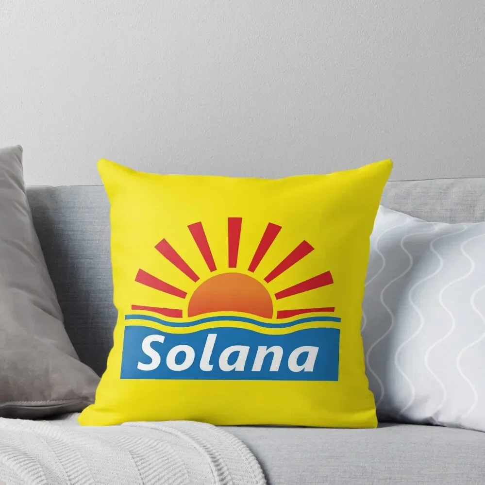 Benidorm - Solana Hotel Throw Pillow Decorative Cushions bed pillows Pillow